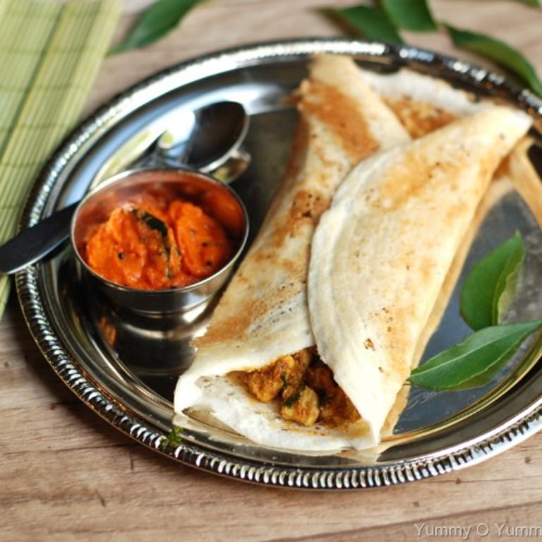 Savor our chicken dosa