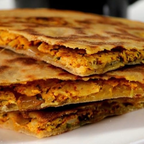 Lamb/goat Kothu Parata.