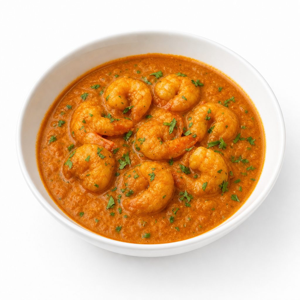 Shrimp Vindaloo.