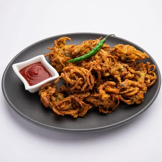 Onion Pakora.