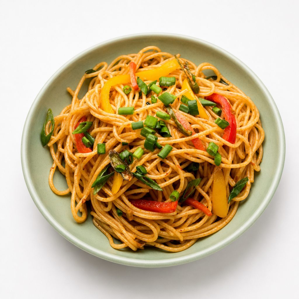 Veg Szechwan Noodles.
