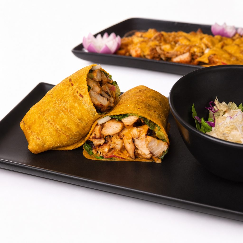 Chicken Kabab Wrap.
