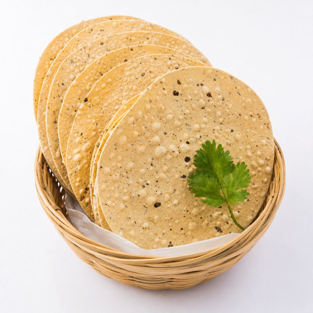 Papadum.