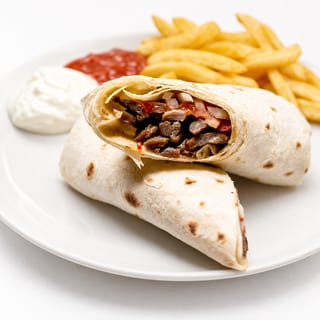 Lamb kebab Wrap