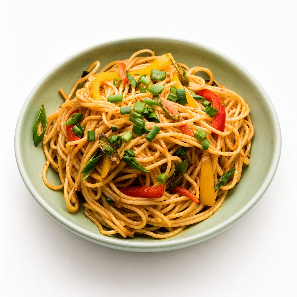 Egg Szechwan Noodles.