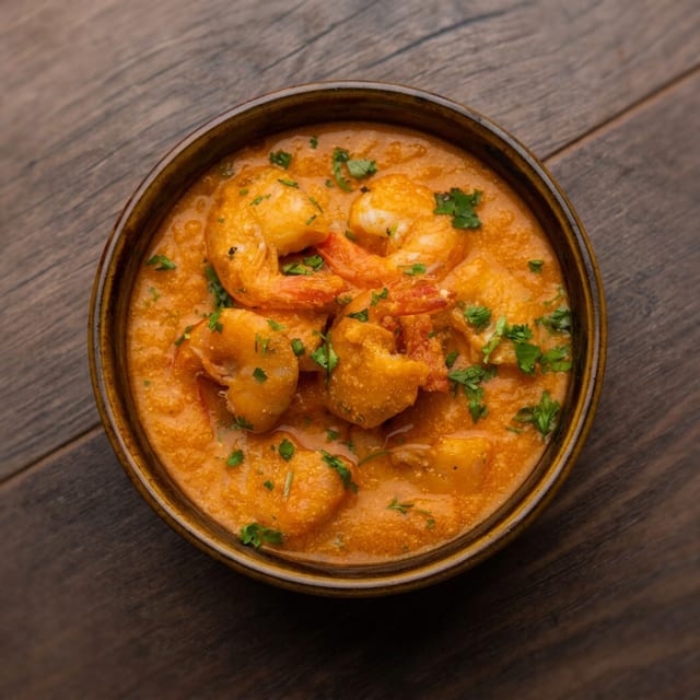 Shrimp Vindaloo.