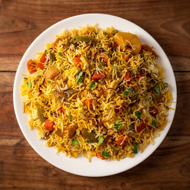 Veg Biryani.