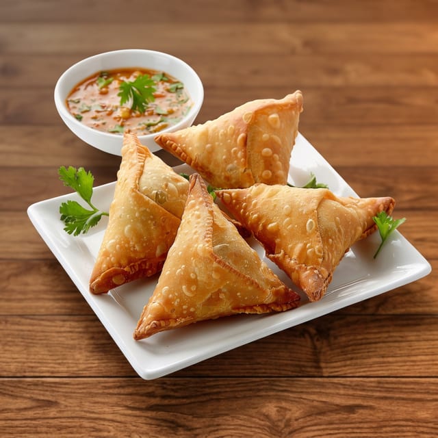 Meat Samosa.