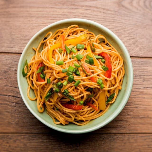 Veg Szechwan Noodles.
