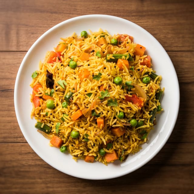 Pulao Rice.