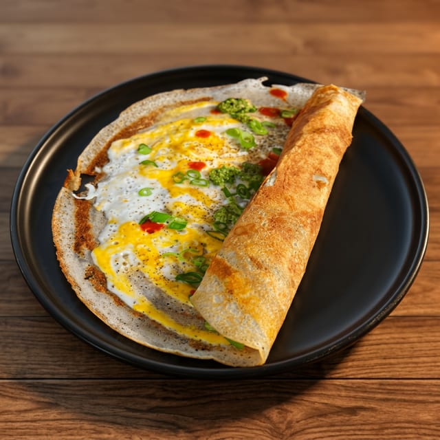 Egg Dosa.