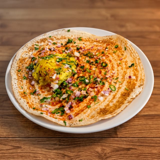 Onion Chilli Dosa.