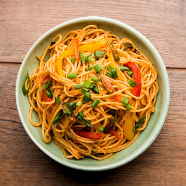 Shrimp Szechwan Noodles.