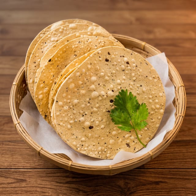Papadum.